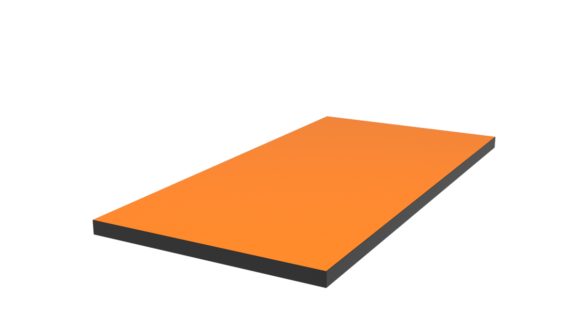 Trähylla 600x300 Orange