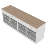 Butiksdisk I, Vit/Ek