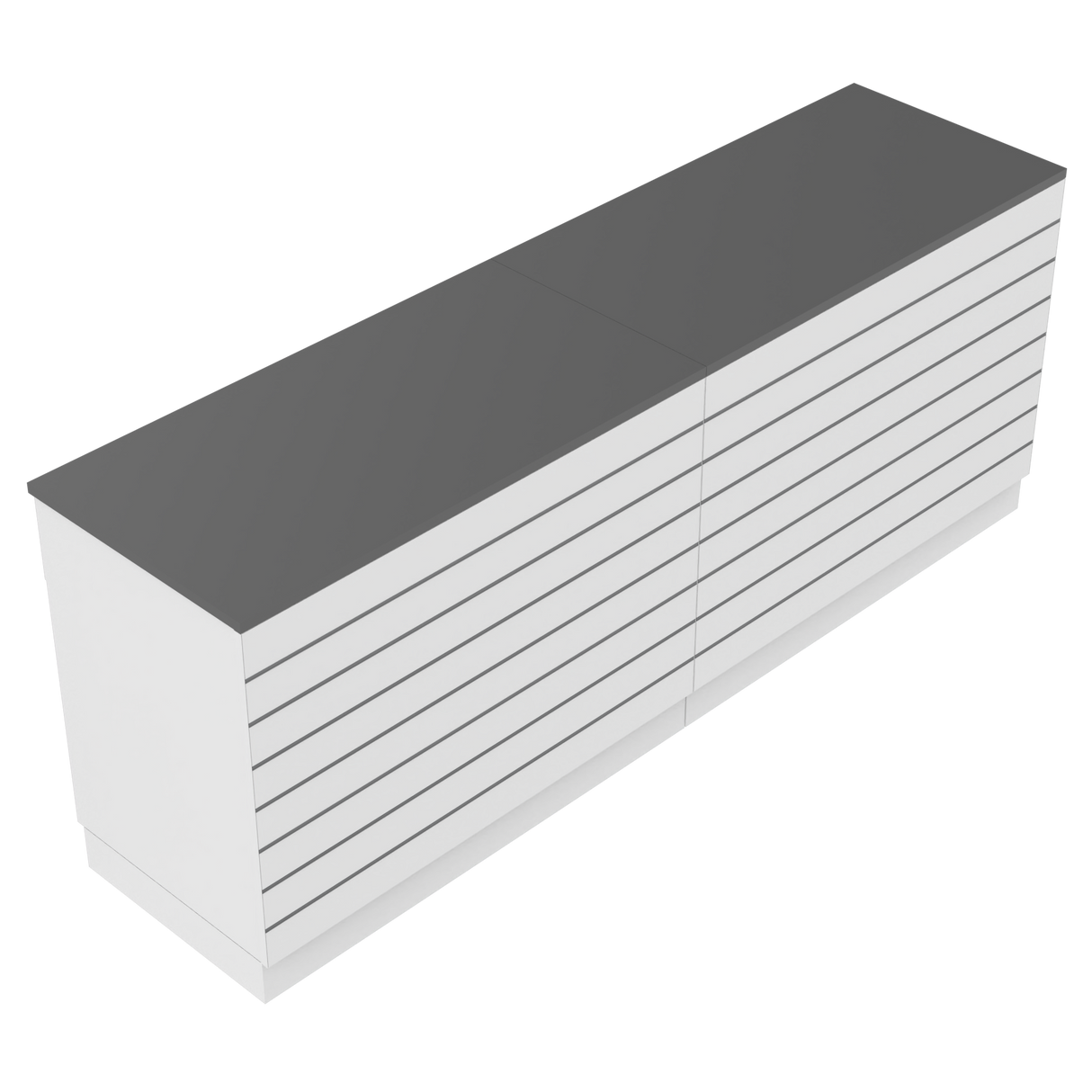 Butiksdisk I, Vit/Grå