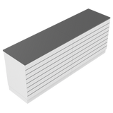 Butiksdisk I, Vit/Grå