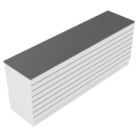 Butiksdisk I, Vit/Grå